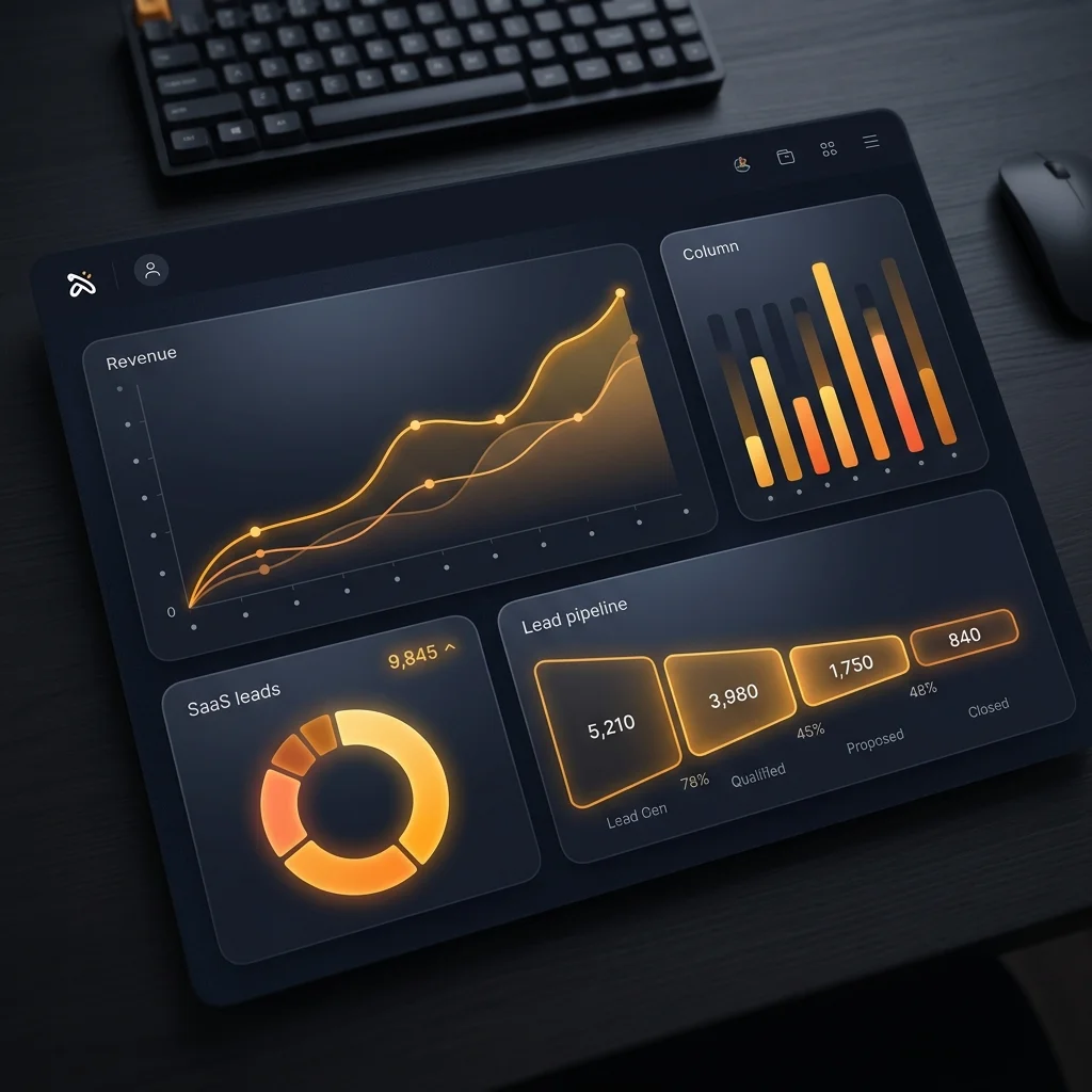 Executive Business Dashboard Interface